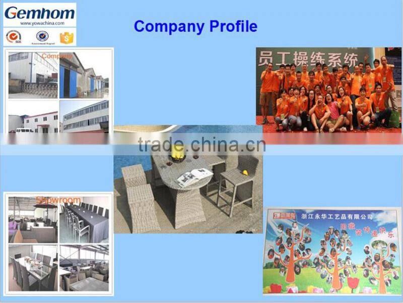 2015 ALUMINIUM RATTAN BAR SET HIGH CHAIR