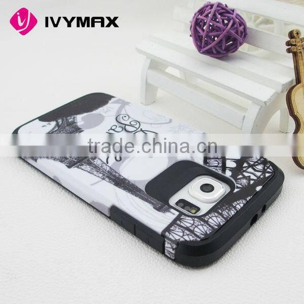 Different painted pattern cell phone case for samsung galaxy s6