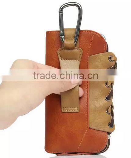 classy business style leather case for iphone 6 plus