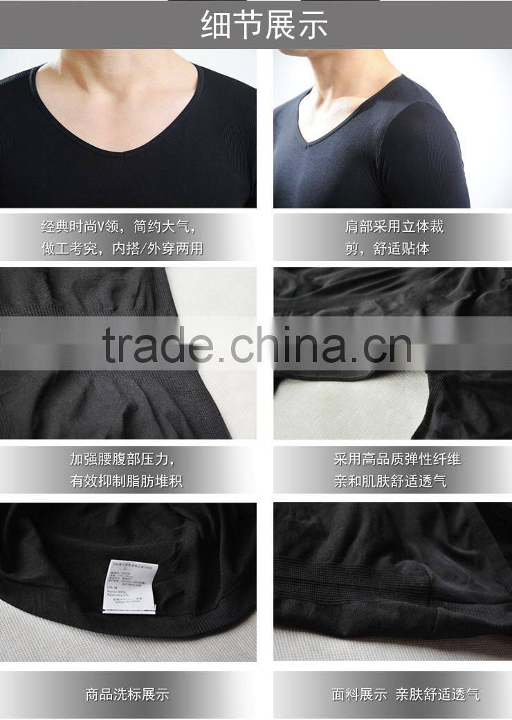 Polyester Body Slimmer Burn Fat Mens Thermal Long Johns