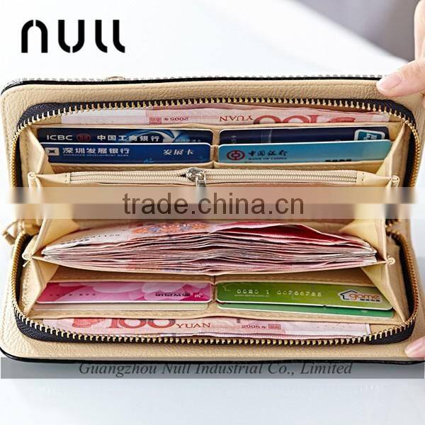 luxury exquisite appearace long wriste wallet for lady from China factory