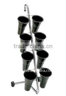 meta foldable flower display rack