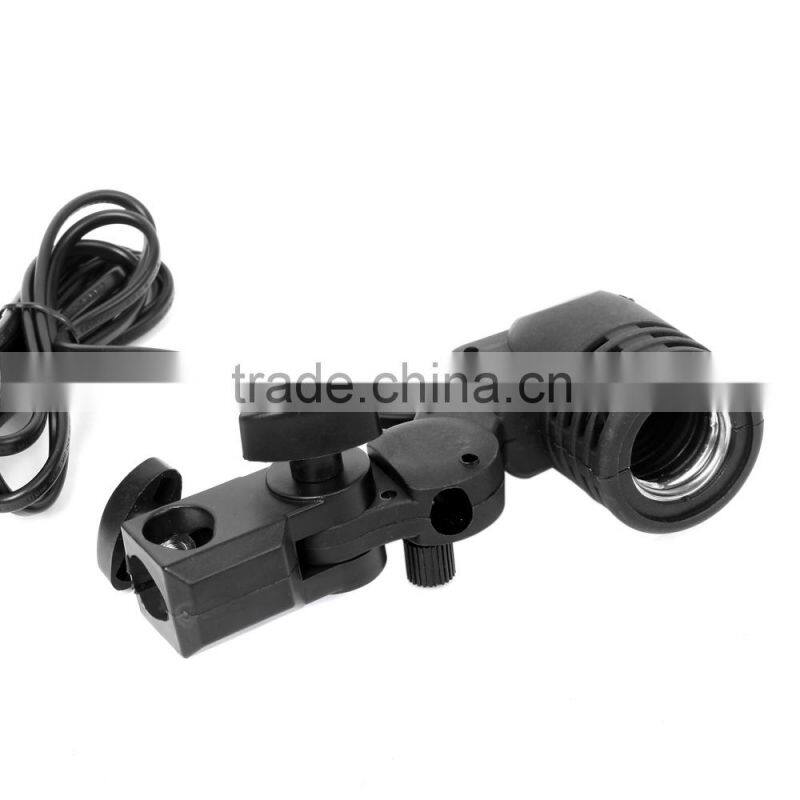 Studio Photography Single Head Photo Lighting Bulb Holder Flash Umbrella Bracket