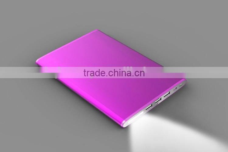 waterproof solar power bank portable backup power bank 20000mah