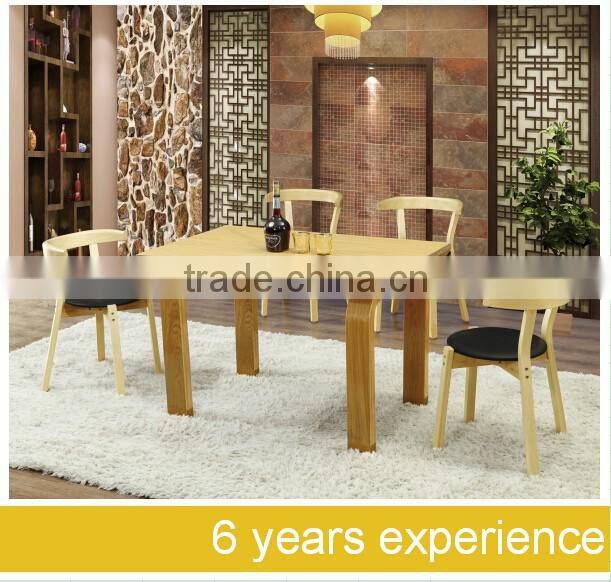 Sanlang solid oak wood chair table for shopping mall cafe shop cafe chairs furniture