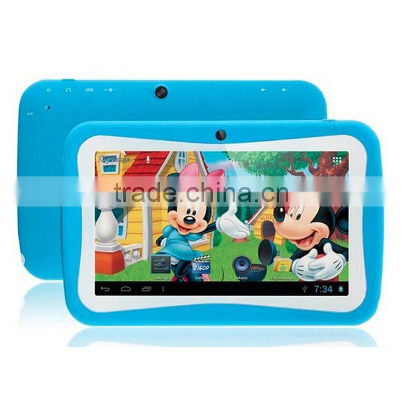 7" inch Quad Core Children Tablet PC Rockchip 3126 Cheap Android 5.1 Kids Tablet