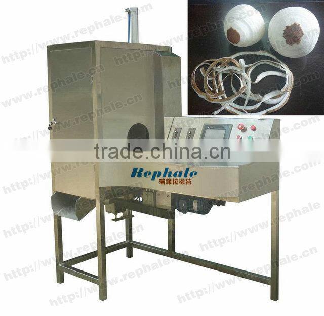 Automatic coconut peeling machine