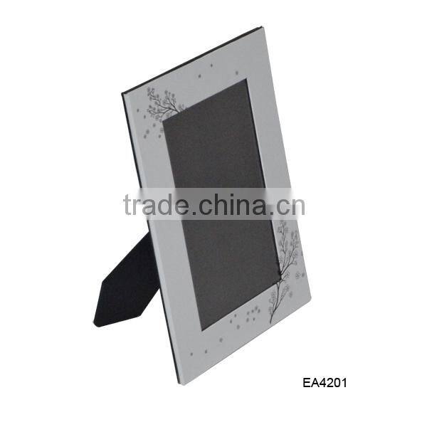 Desk and shelf display paper photo frame, photo paper frame