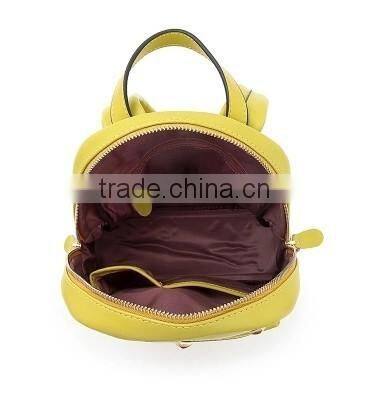 TG-232 wholesale banckpack female leather backpack rivet school backpack