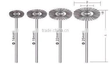 dental cotton yarn brush