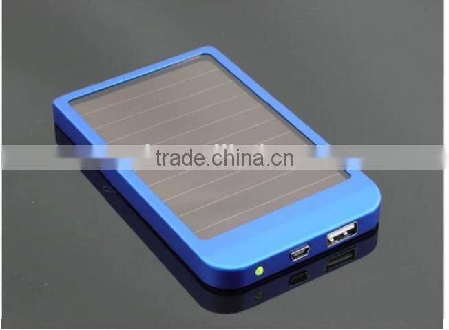 solar charger power bank 2600 mAh wireless power bank charger from shenzhen