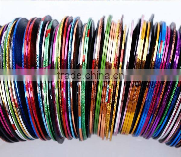 New Nail Art self-adhesive nail art stripping tape,nail stripping tape roll