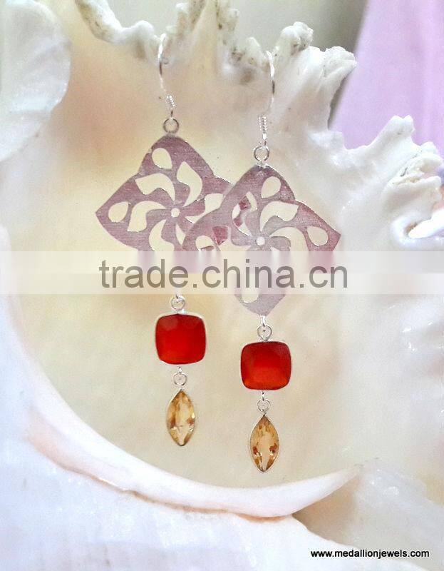 Blue Topaz Hydro Quartz Teardrop Facet 925 Sterling Silver Earrings, Fashionable Bezel Earrings, Designer Silver Earrings