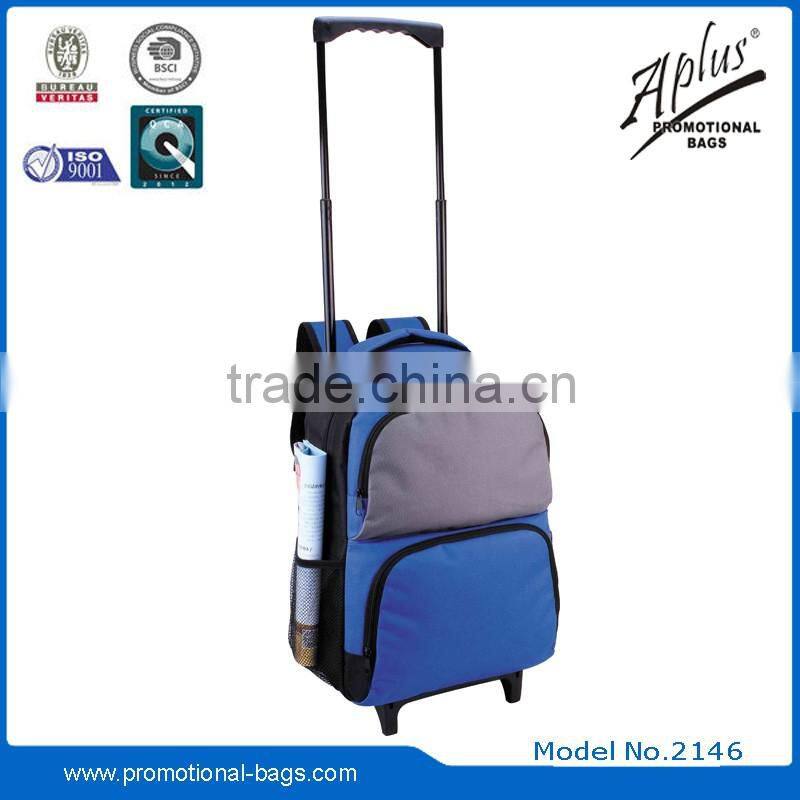 Wholesale cheap trolley backpack with wheels