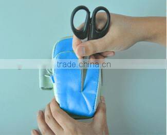 High - grade double zipper wrist pack arm of mobile phone key outdoor sports bag;Running Mobile Phone nylon sport arm bag