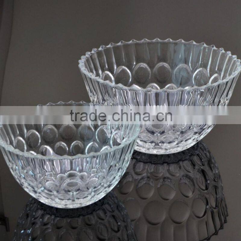 Kitchen Usuage Glass Dinnerware Colorful Bowl Set