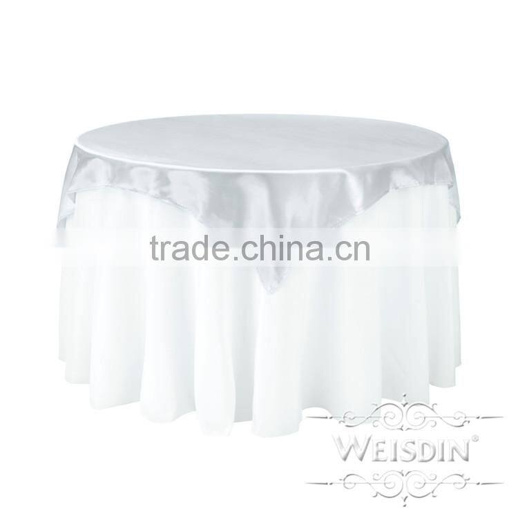 Made In China Factory Sale Polyester Round Wedding Table Cloth