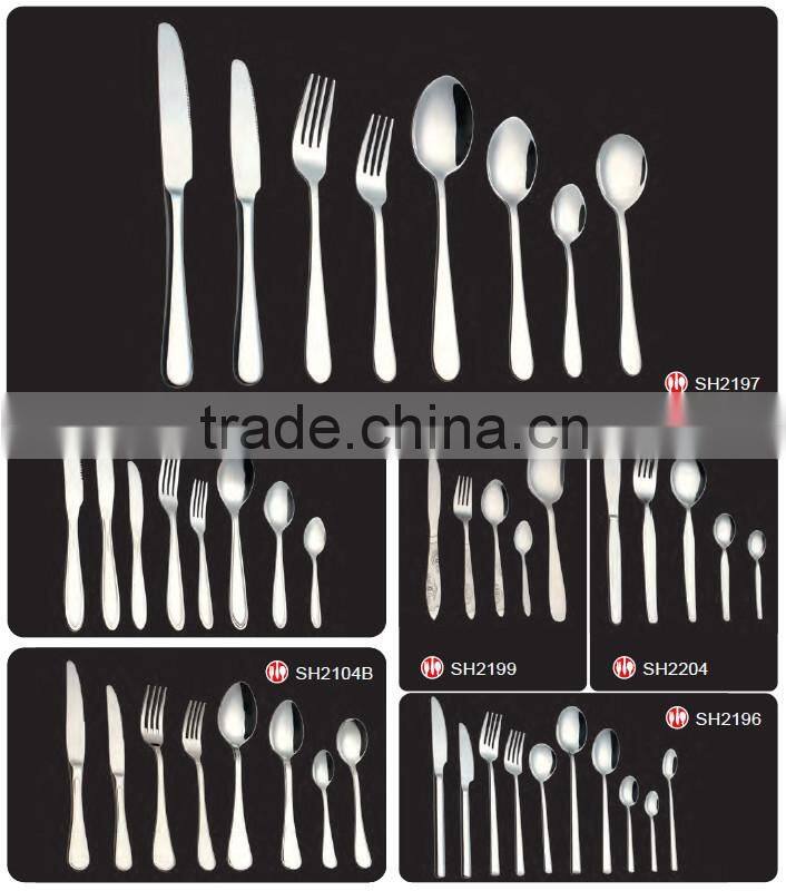 Stainless steel 24 pcs cutlery set