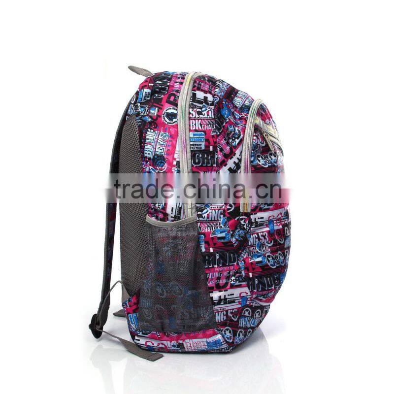 2016 New design promotion cheap customized school backpack