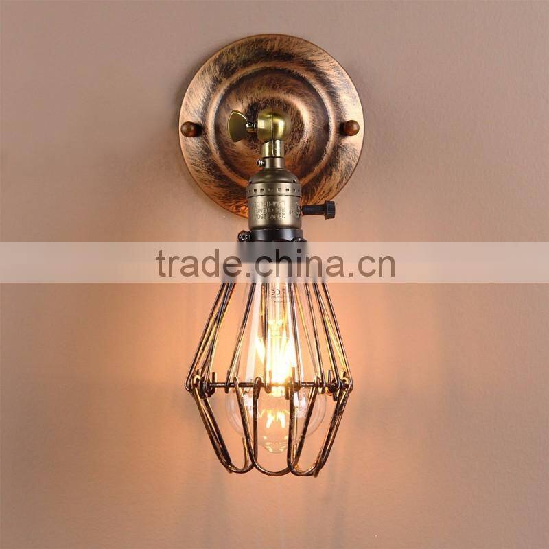 E27 Morden Loft Metal Vintage Industrial Sconce Wall Light