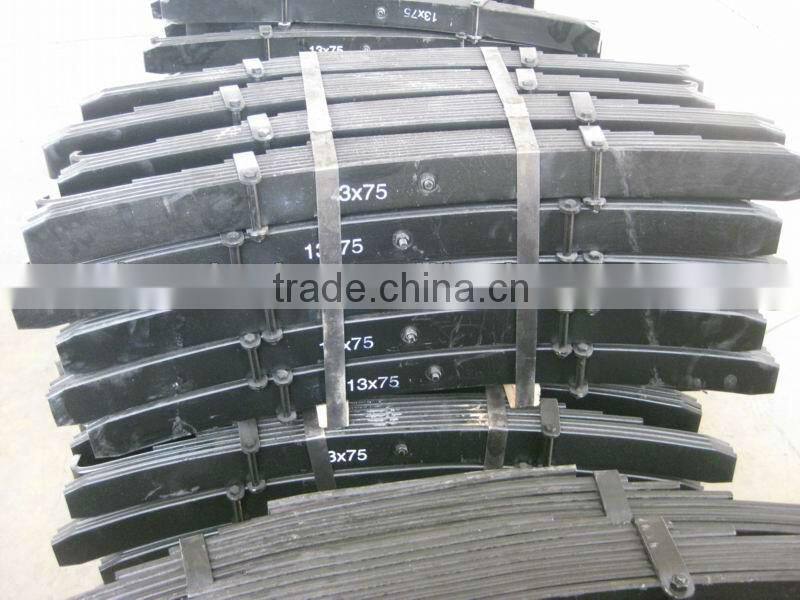 Truck Suspension Parts Manufacture Dump Heavy Duty Parablic Semi Trailer Different Types Of Leaf Springs