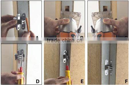 Hot sale ! heavy duty concealed hinge cross Soss hinge pivot cabinet hinge from China manufacture