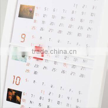 wholesale custom ps calendar printing 2016 novelties goods from china /minion Xmas Gift concise style calendar printing