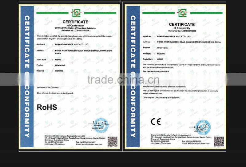 WEIDE 2016 Fashion alibaba china watches men Big Dial Mans Watch