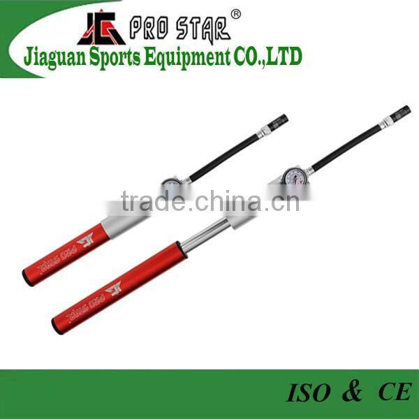 High Pressure Bike Pump with Gauge /psi to 210(JG-1023)