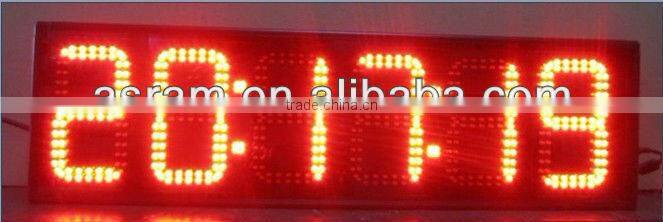 5" IP43 6 Digits Led Digital Clock Display