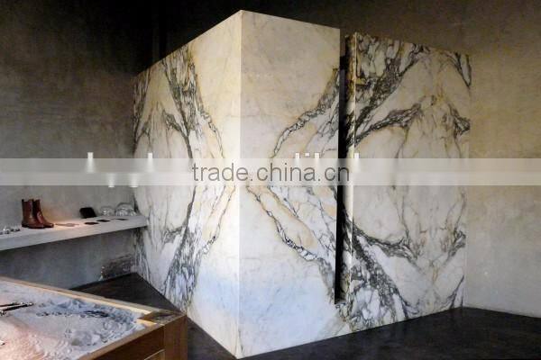 Decorative Glass Wall Partition Glaze Paper Microcrystalline Glass
