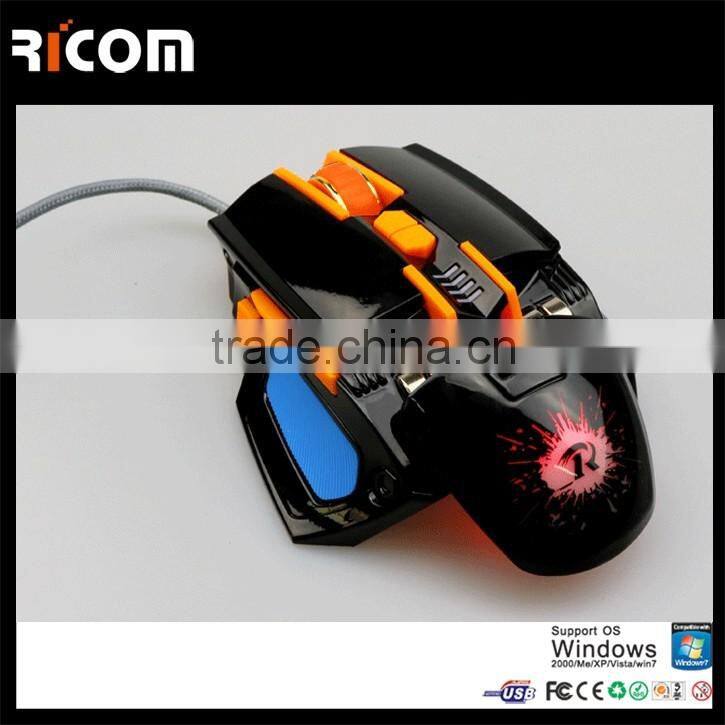 cheap usb wired mechanical optical mouse,Customization Gaming Mouse With Breathing Light,Giveaway Gaming Mouse--GM6113--Ricom