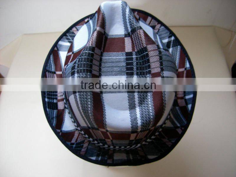 Fashion men's coffee knitting fedora hat