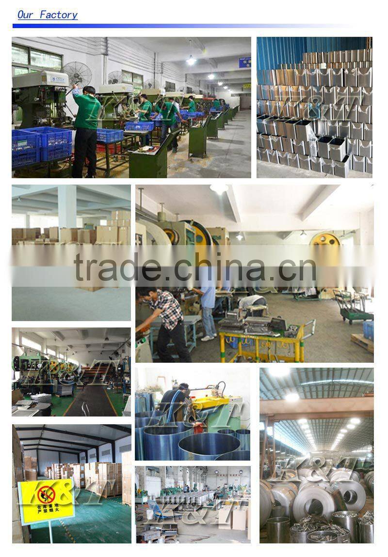 2015 new style stainless steel wooden bread box