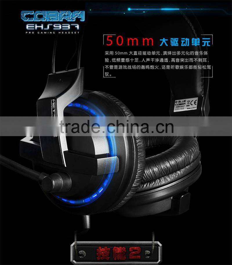 E-3lue H937 Voice Control Headphones Headset Earphones Handsfree for computer