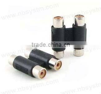 2RCA jack to 2RCA jack adapter AV