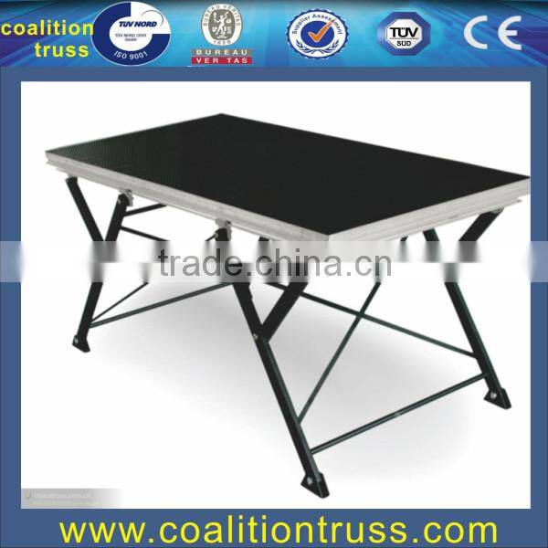 Easy Install Aluminum Wedding Stage/Glass Stage/ Acrylic Stage