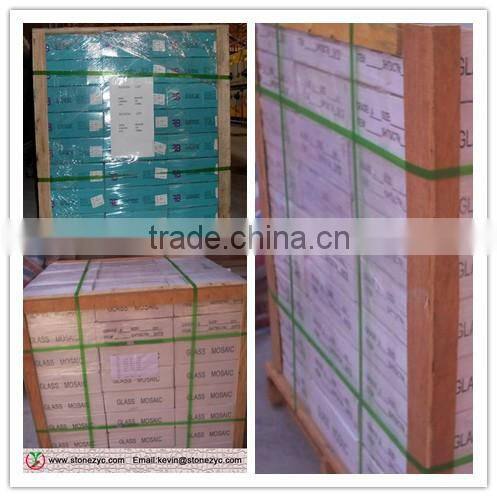 stainless metal mosaic brick wall tile