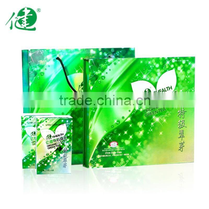 Yihealth Organic Green Tea TJ-GP with JAS Certificate