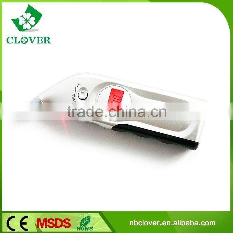 Silver Color Tool Car LCD Display With Tread Depth Measure Digital Tire Pressure Gauge
