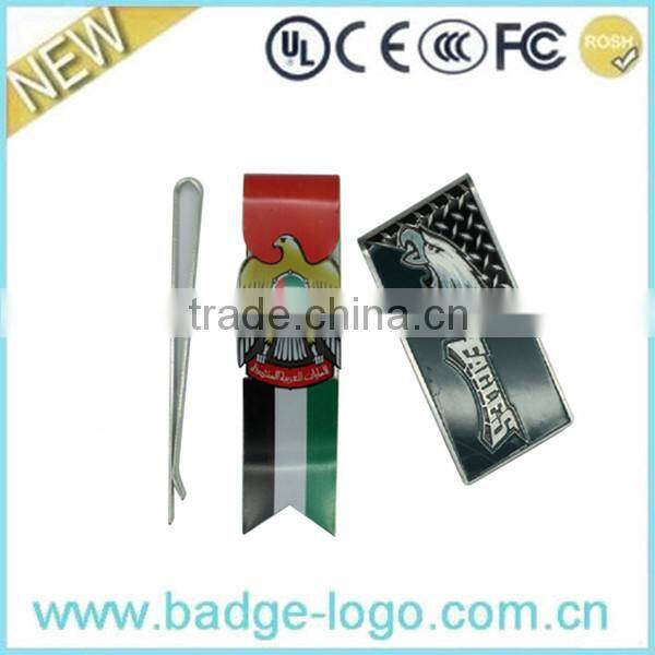 Hot metal letters logo money clip