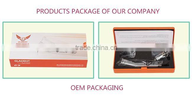 Foshan Gladent 2/4 hole 45 degree led e-generator high speed handpiece