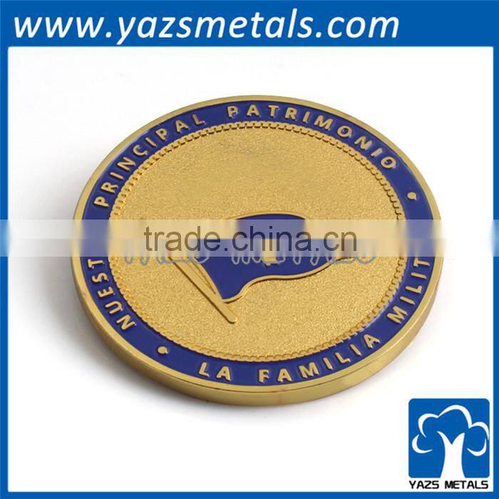 custom design engrave metal timer coin