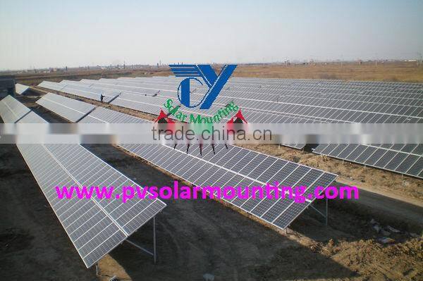 Ground screw for solar plants application