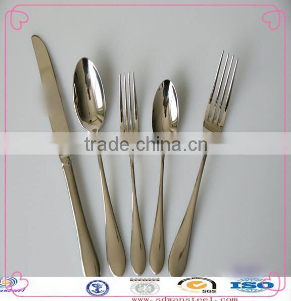 stainless steel cutlery set/dinner set with gift case ,2 piece