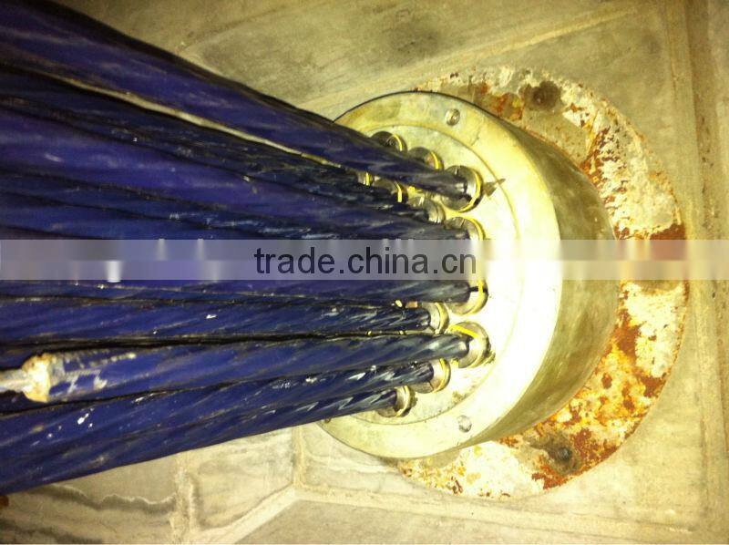 prestressed special for epoxy steel strand external cable anchorage