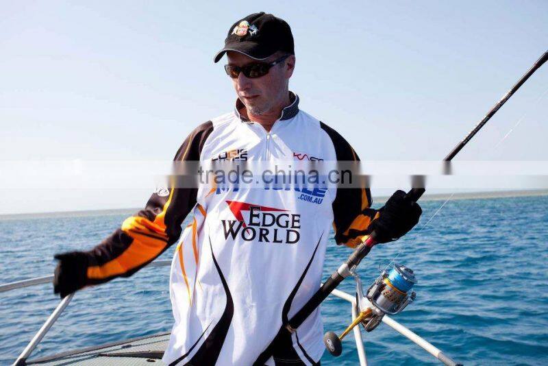 Wholesale Fishing Shirts Quick Dry Fishing Clothing Dry Fit Fishing Wear with hoody
