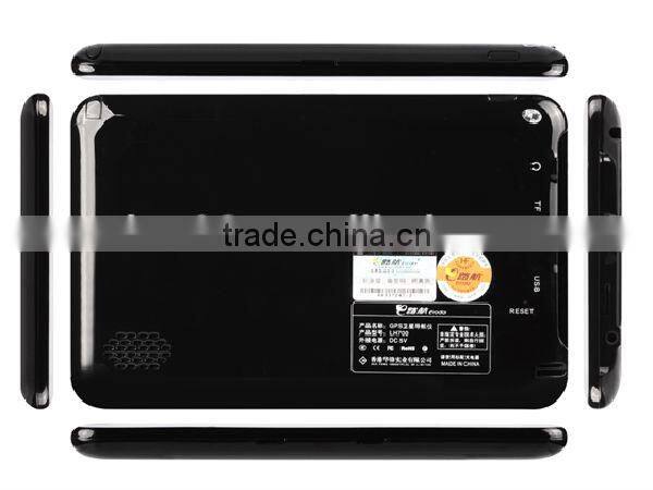 7 Inch Wince 6.0 GPS Navigation, Built-in 8G, free Map, Bluetooth, AVIN function