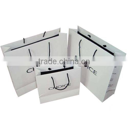 Custom paper supermarket shopping bag