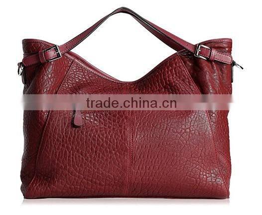 top grain calf leather stylish brand handbags ladies tote bags in china